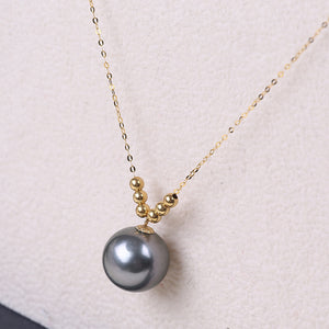 Tahitian Pendant Pearl Gold Necklace